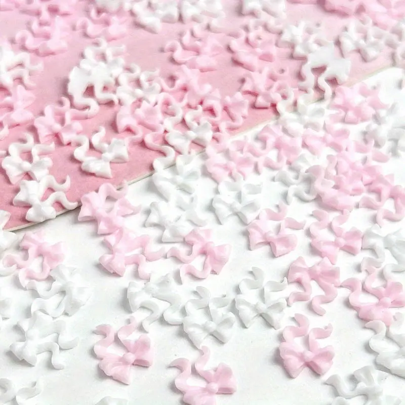Bow Resin Nail Art Decoration 10 pcs