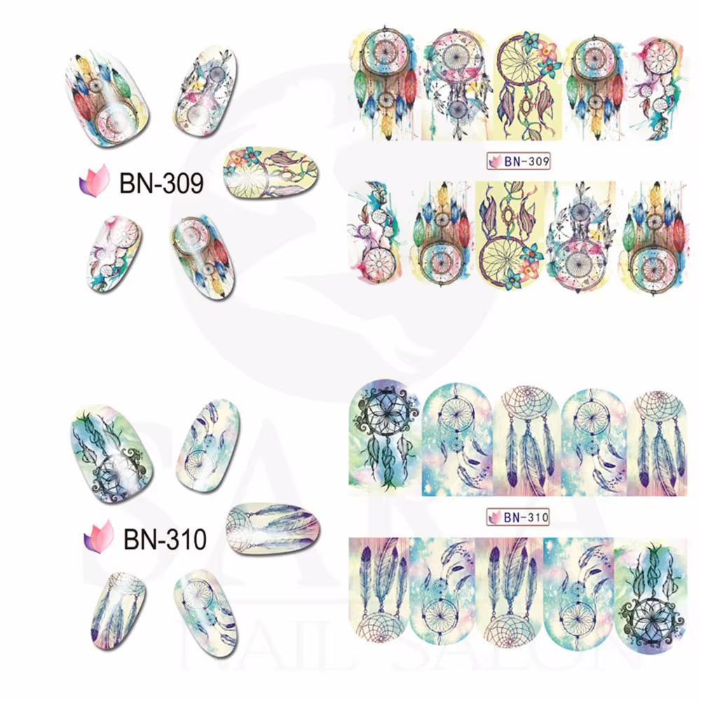Dreamcatcher Nail art decal