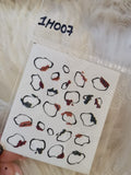 Abstract Nail Art Decal 1H007