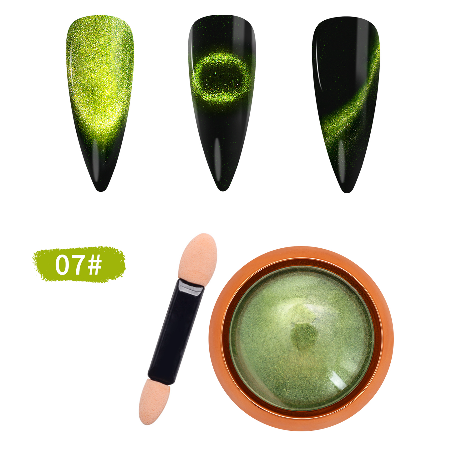 Nail 9D Cat eye Chrome No 7