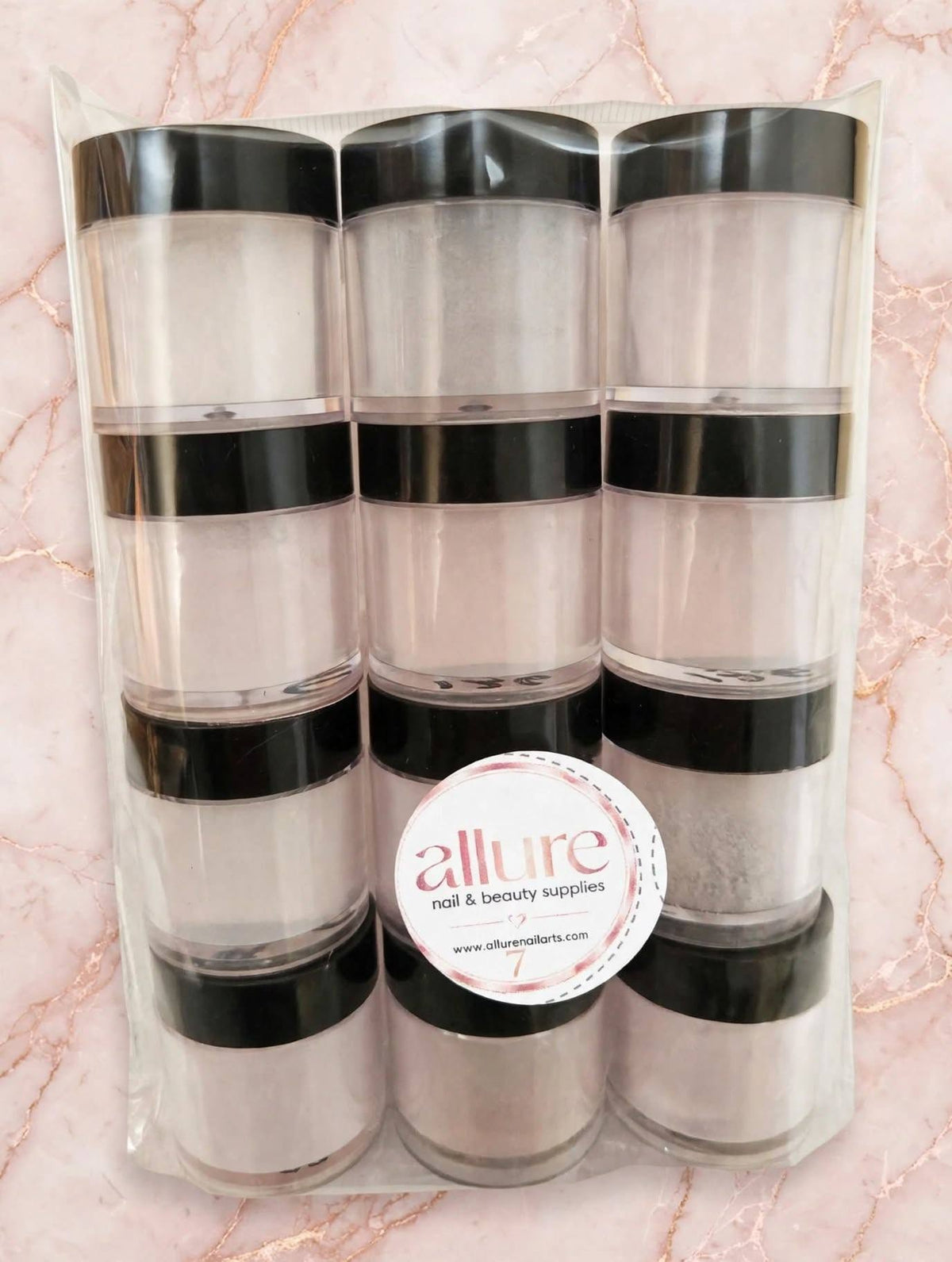 Allure 12pc Acrylic Powder Set No 7