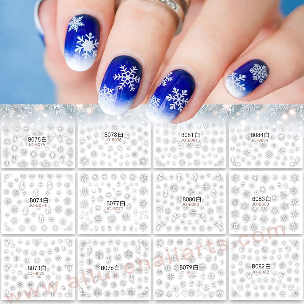 Nail Art Snowflakes Water Decal Range - Random 1pcs