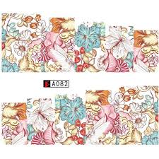 Flower Nail Decal A082