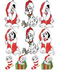 Cartoon Christmas Nail Art Decal