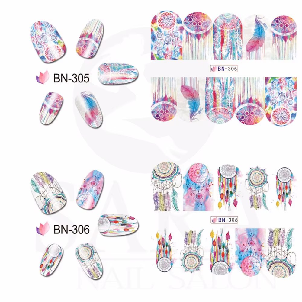 Dreamcatcher Nail art decal