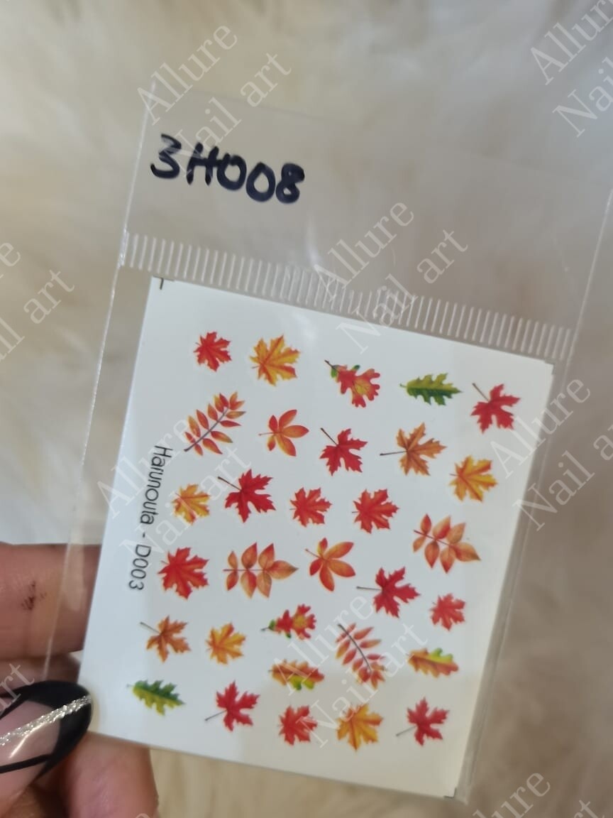 Abstract Nail Art Decal 3H008