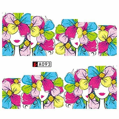 Flower Nail Decal A093