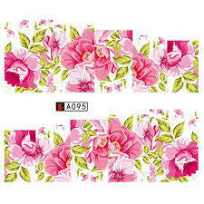 Flower Nail Decal A095