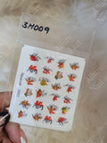 Abstract Nail Art Decal 3H009