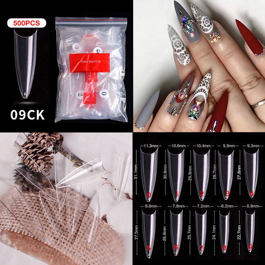 Nail Tips ( 500pcs/Packet )clear