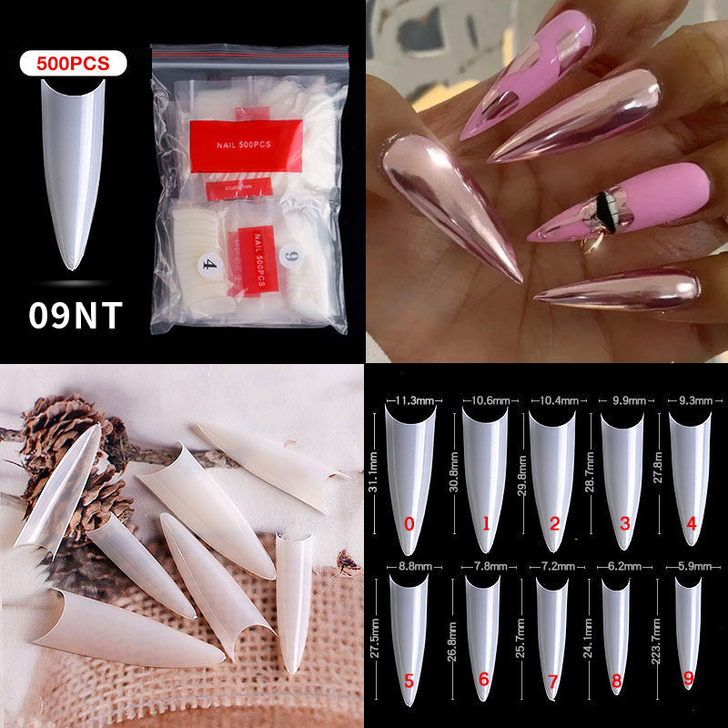 Nail Tips ( 500pcs/Packet )natural