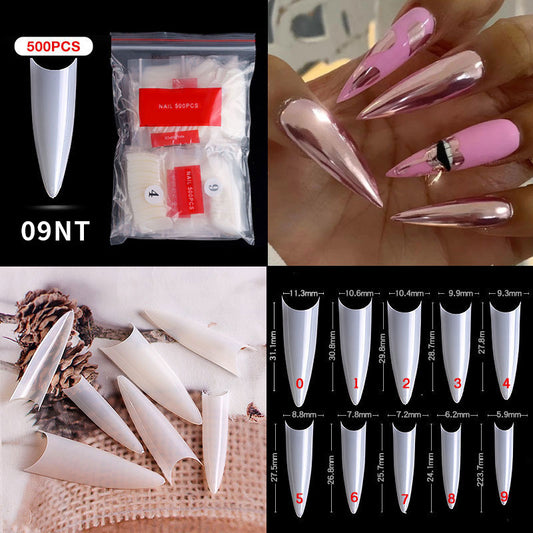 Nail Tips ( 500pcs/Packet )natural