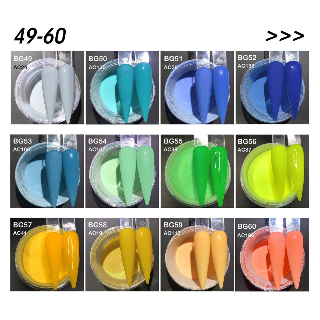 Bling Acrylic Powder 80 x 28g jars Random colors