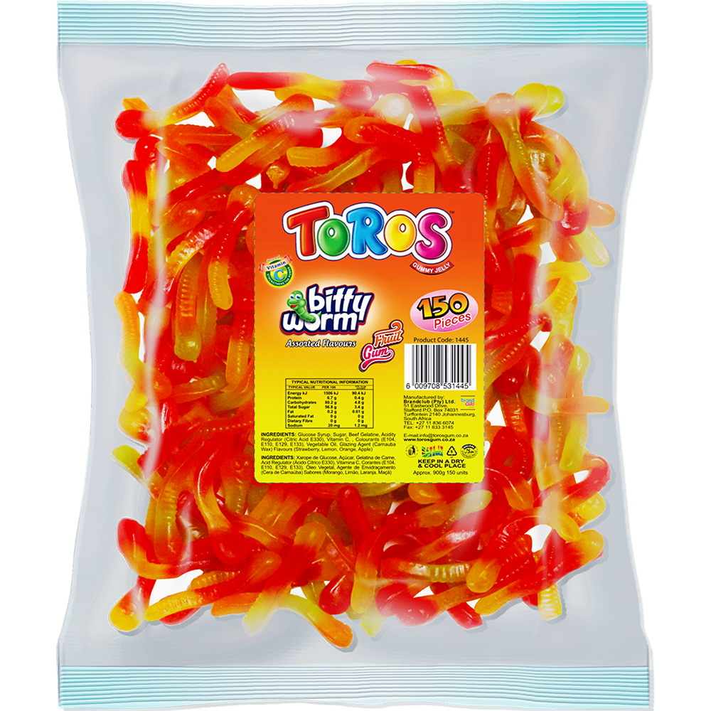 Bitty Worm – Fruit Gum Assorted