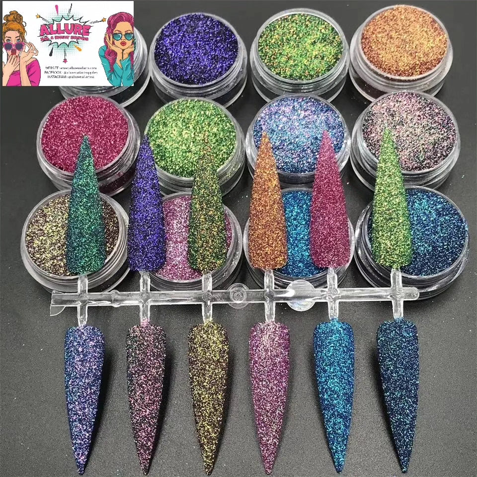 Chameleon Nail Art Glitter