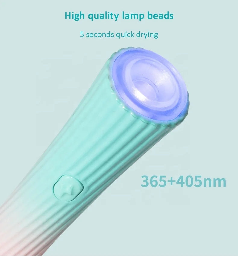 Rechargeable Nail Lamp Handheld UV Light For Gel Nails Mini Nail Light
