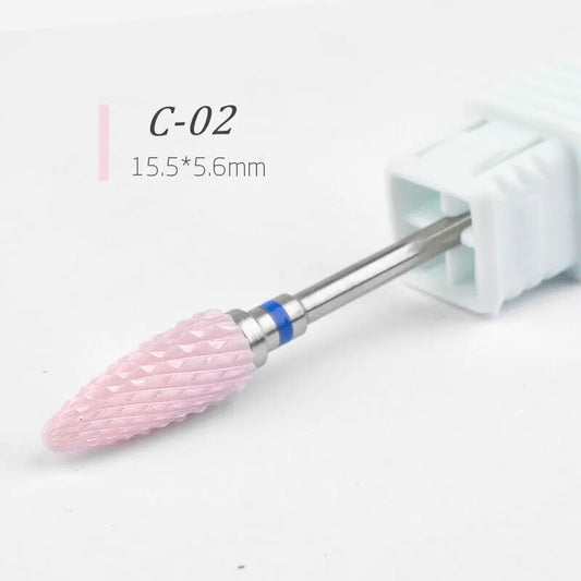 Flame ST (C) M Pink 3/32 Nail Drill Bit