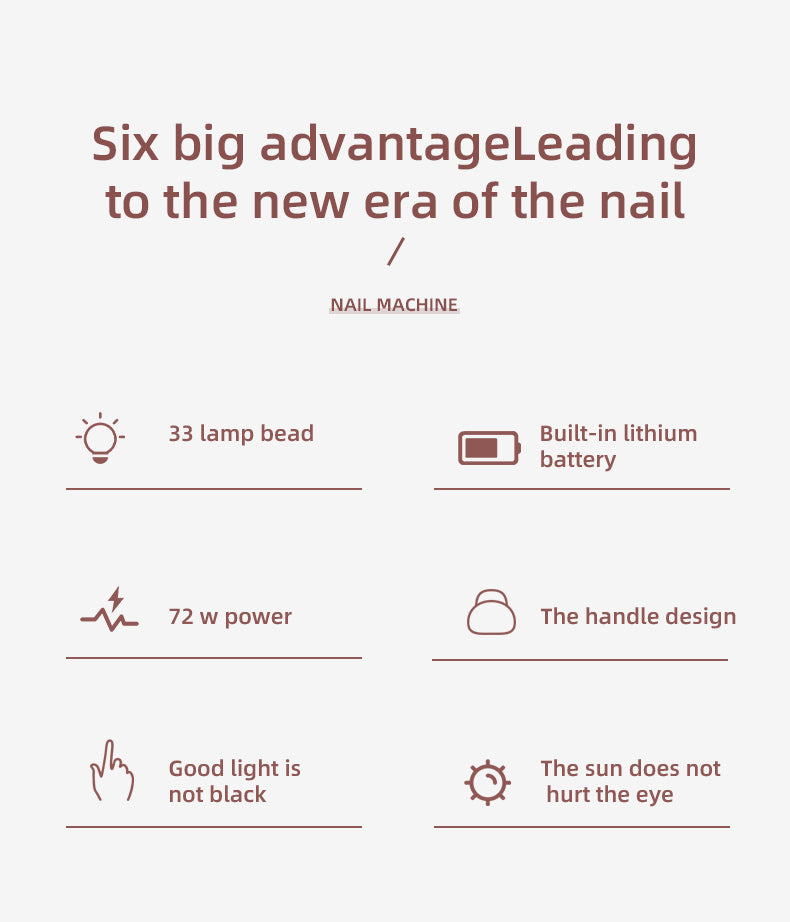 S40 Rechargeable Nail Lamp