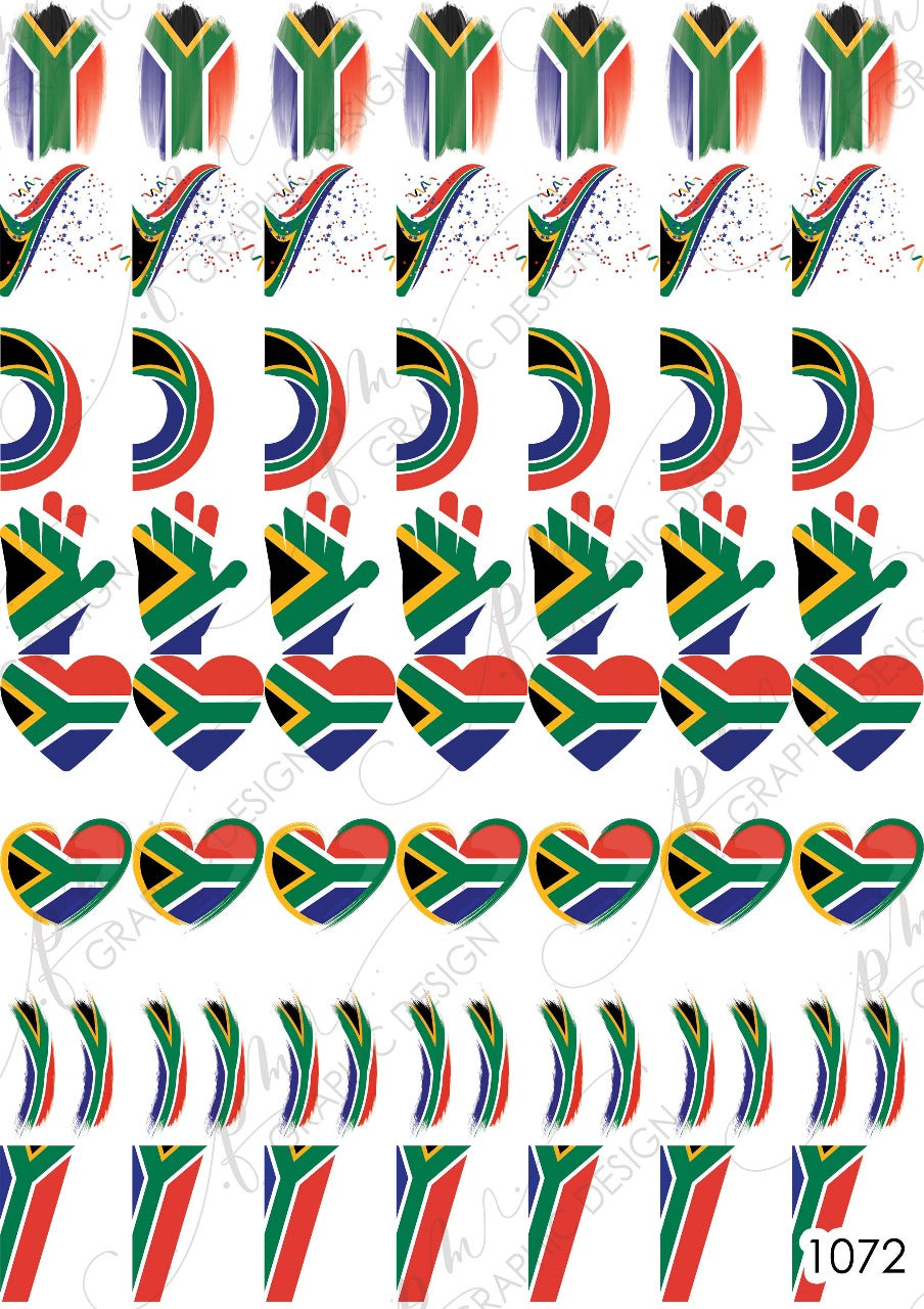 Bokkie SA Bokke Nail Art Decal PM1072