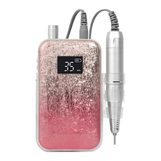 P30 Pink Rechargeable Nail Drill 35000 RPM