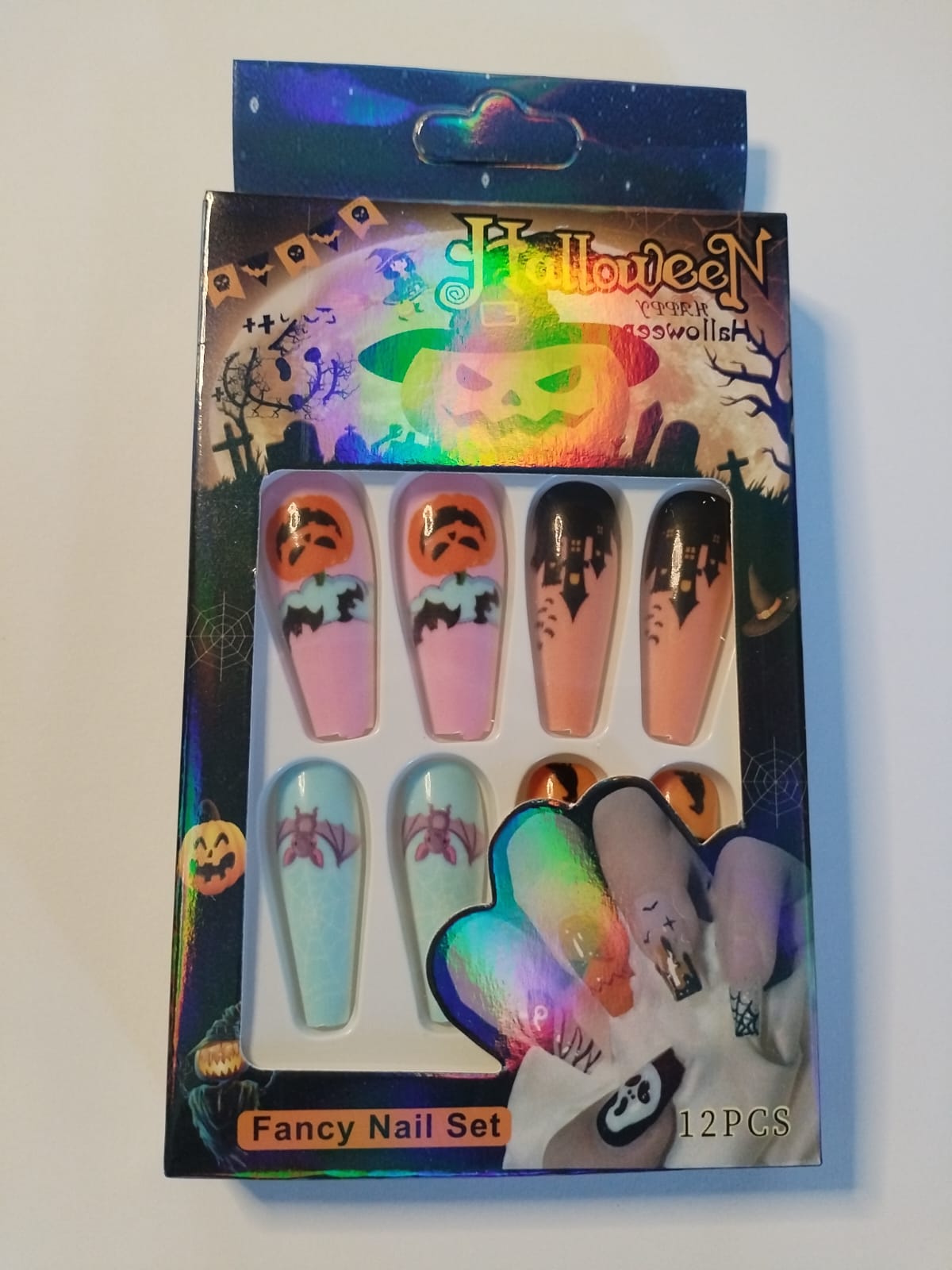 Halloween Press on Coffin Tips