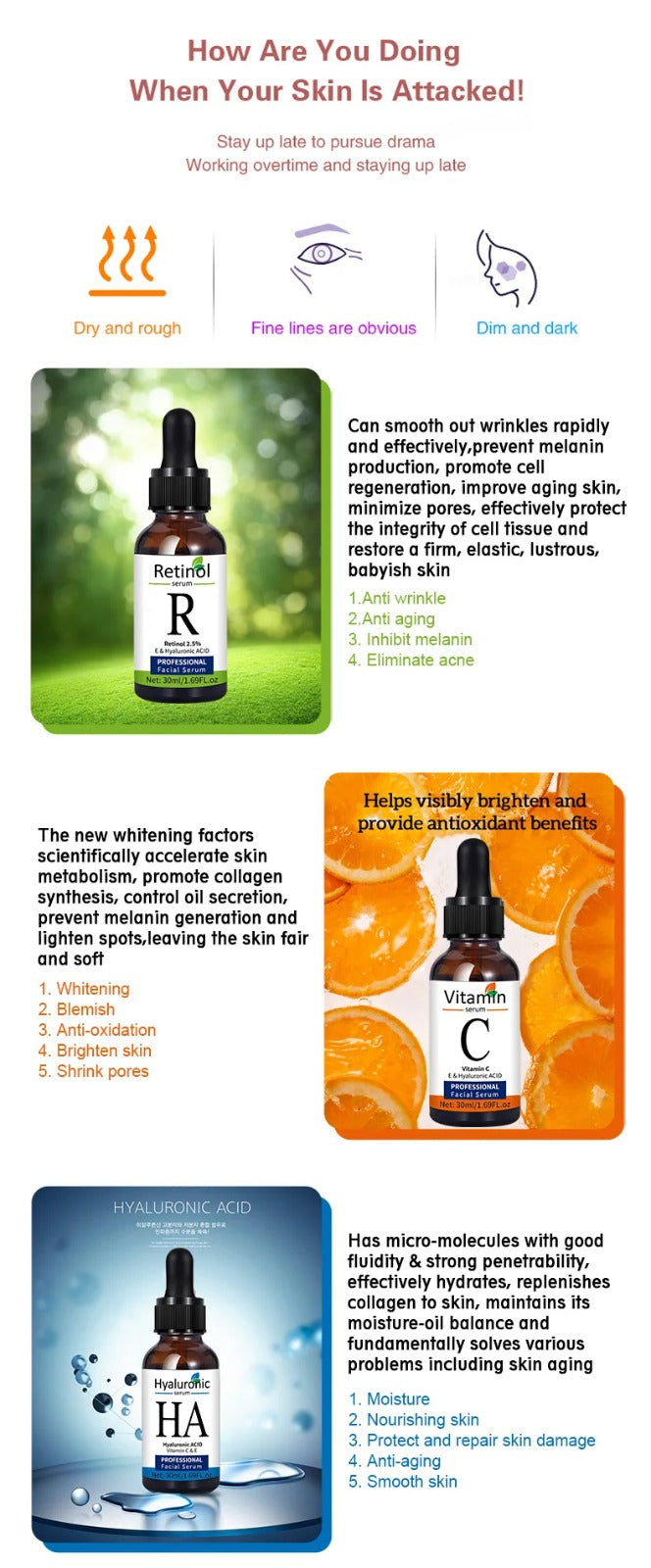 Facial Serum Trio