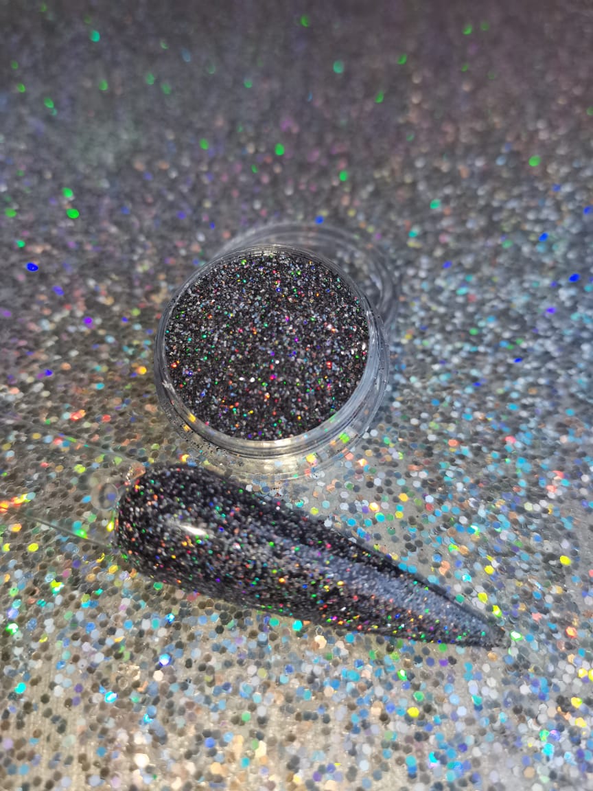 Gun Metal Glitter