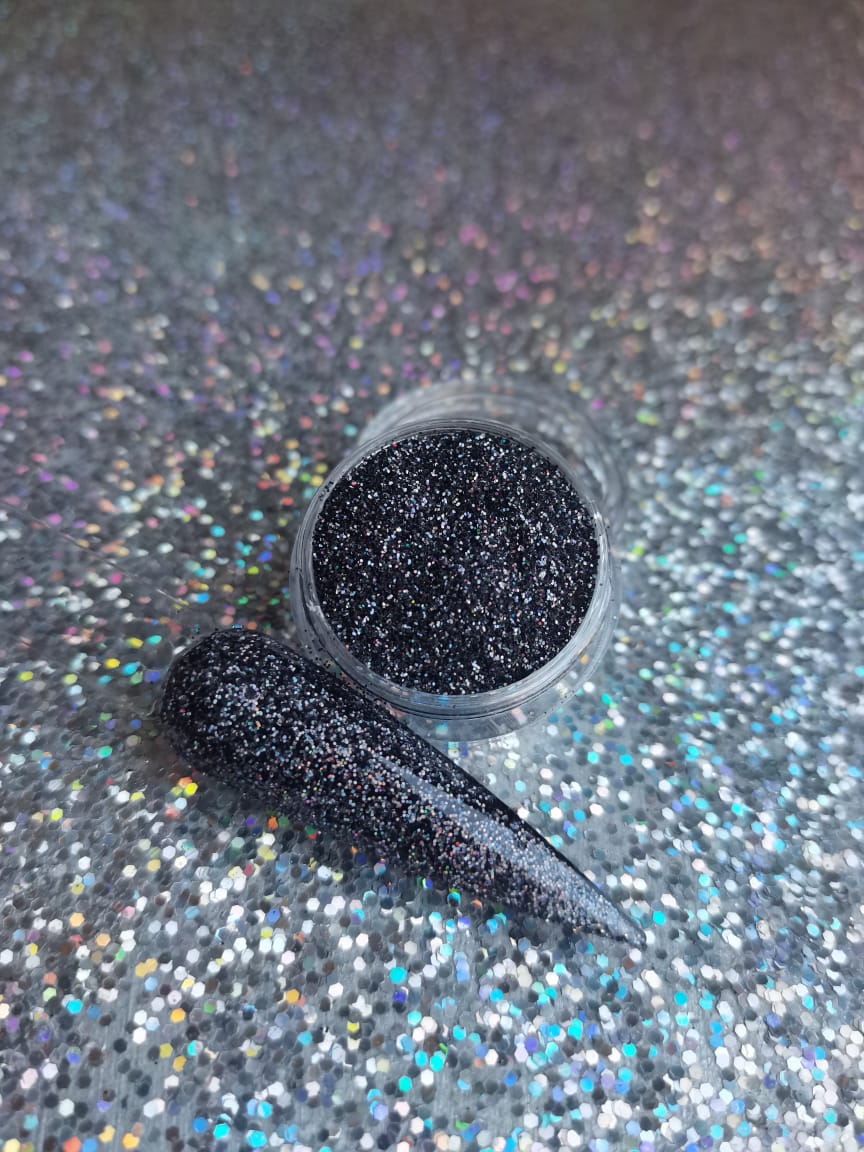 Gun Metal Glitter