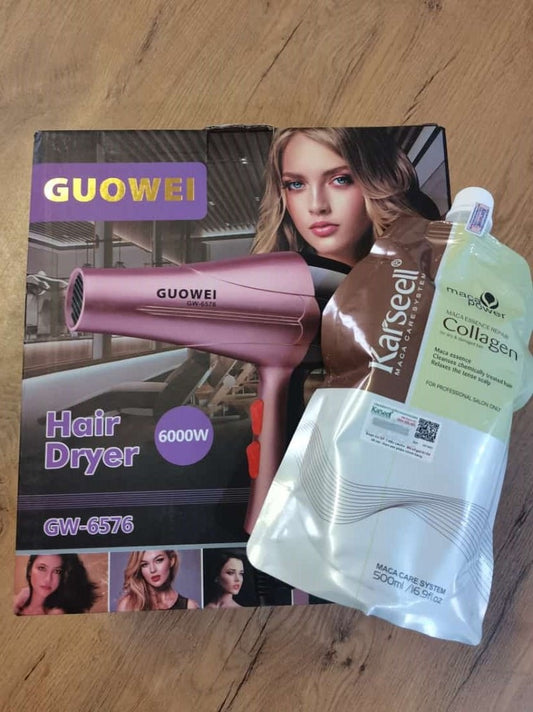 Hairdryer and Hair Mask Treatment Combo