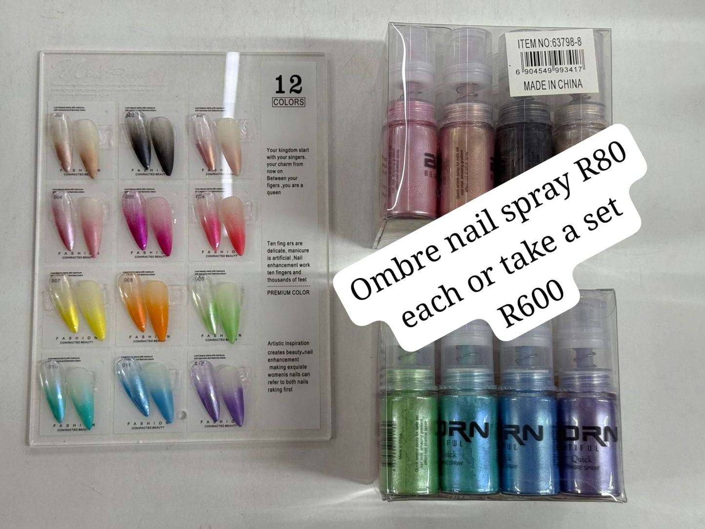 Ombre Nail Spray Set