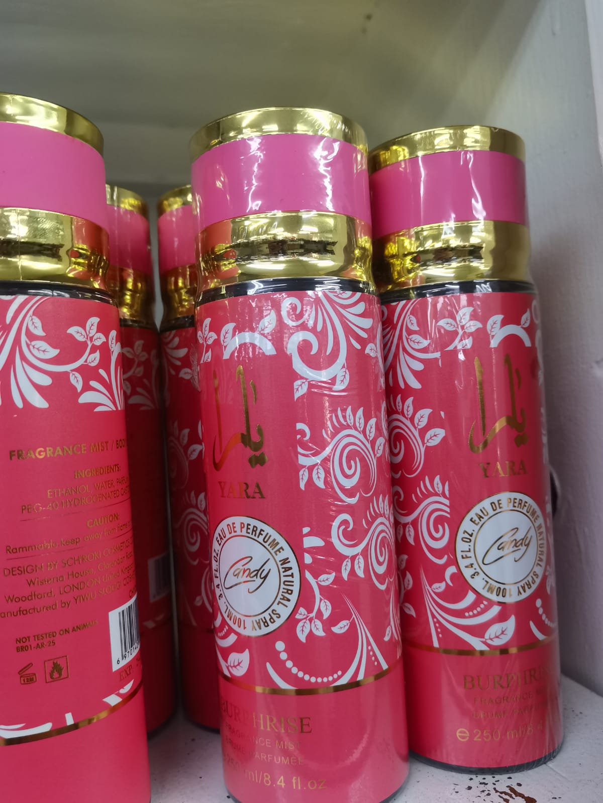 Perfume Body Mist Yara