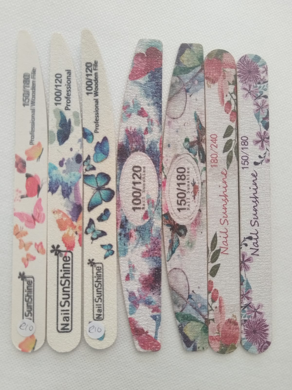 Thin Emery board Nail files 25pcs random sent