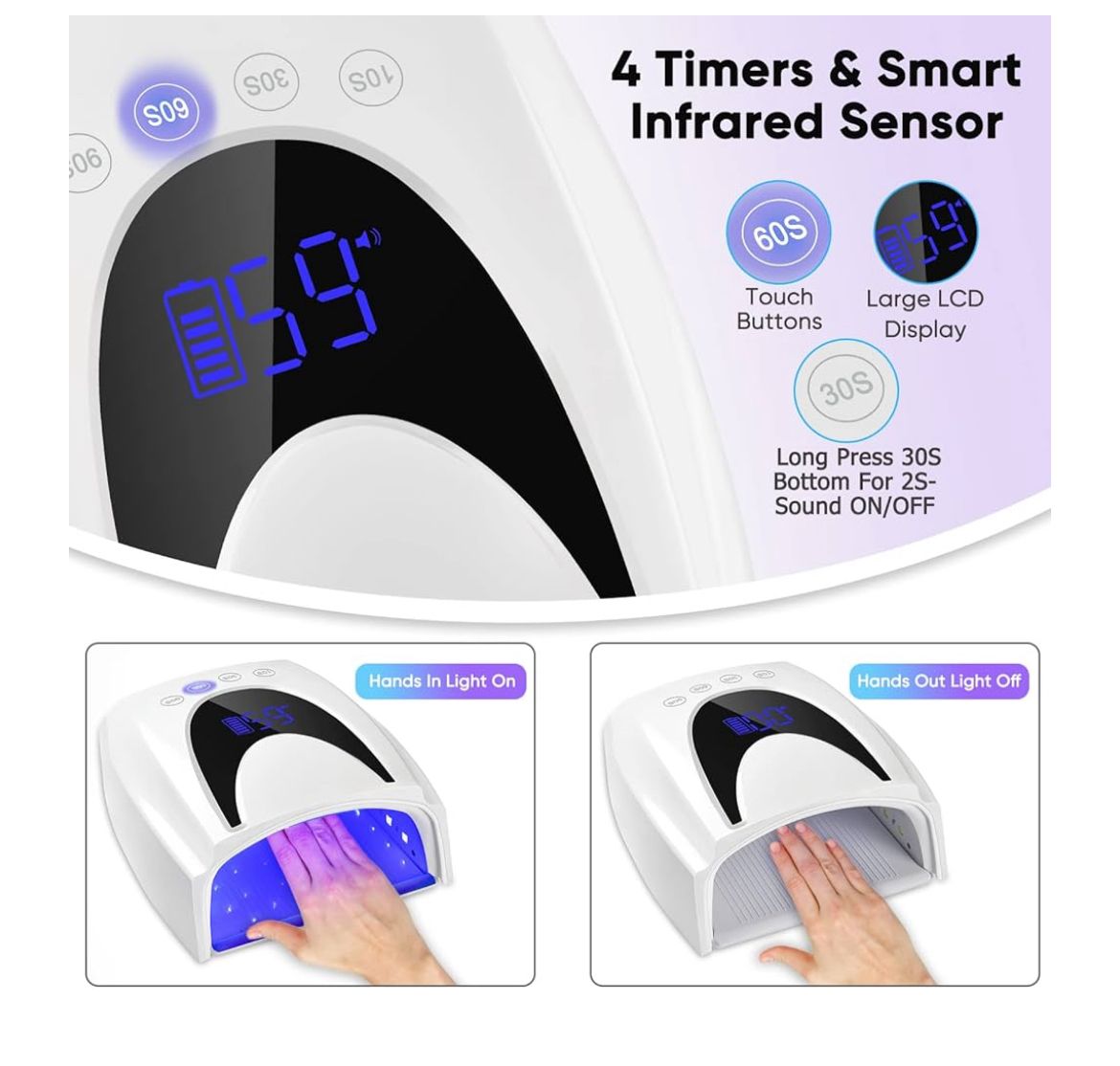 Rechargeable Sun Nail lamp