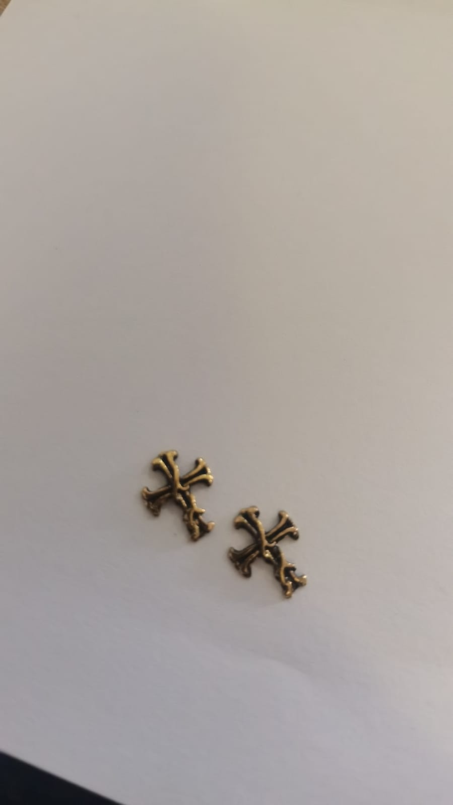 Bow Cross Random Nail Art Decoration 2pcs