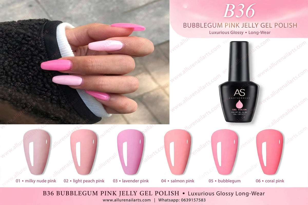 AS Gel Polish B36 Series 6pcs set
