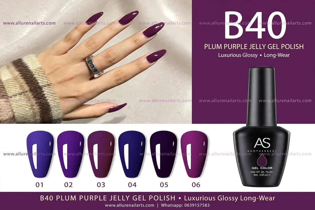 AS Gel Polish B40 Series 6pcs set