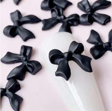 Bow Resin Nail Art Decoration 10pcs