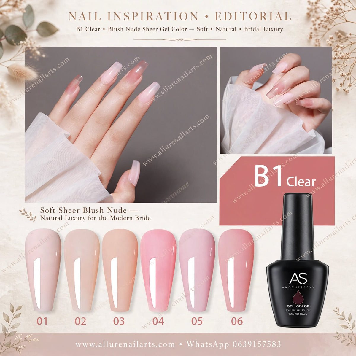 AS UV/LED Series Gel Polish B1 Set