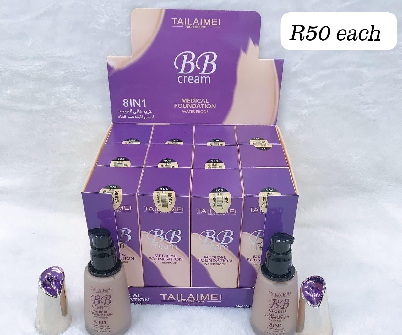 Tailaimei BB Cream Foundation - 12pcs