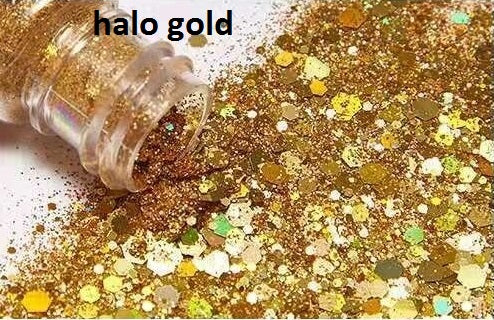 Gold Holographic Chunky Glitter