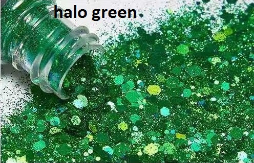 Green Holographic Chunky Glitter
