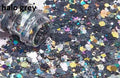 Grey Holographic Chunky Glitter