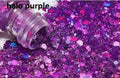 Purple Holographic Chunky Glitter