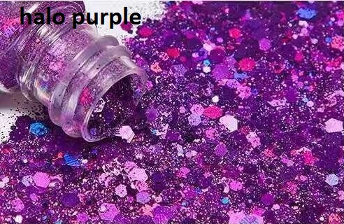 Purple Holographic Chunky Glitter