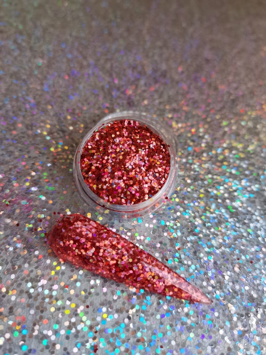 Halo Rose Gold 1mm Glitter