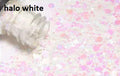 White Holographic Chunky Glitter