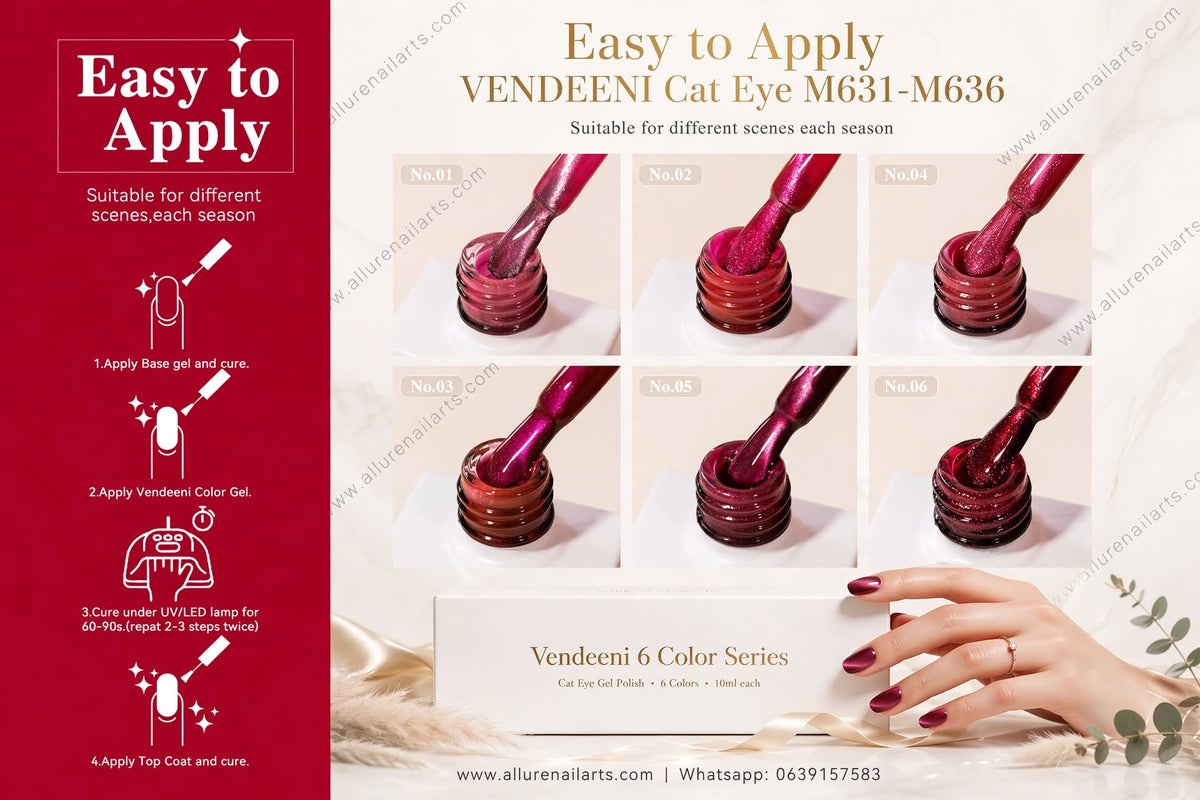 10ml Cat Eye Vendeeni Hema/TPO Free Gel Polish