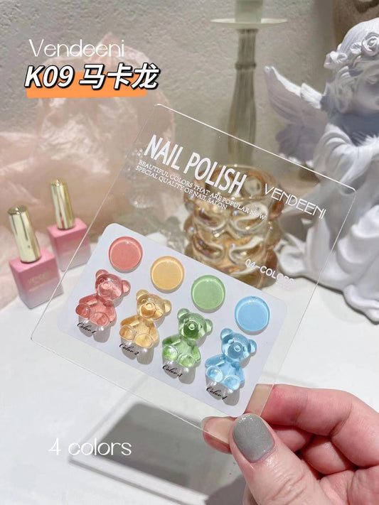 K09 Vendeeni 4 colours Set + Free Colour Chart