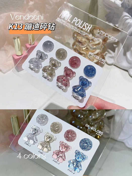 K13 Vendeeni 4 colours Set + Free Colour Chart