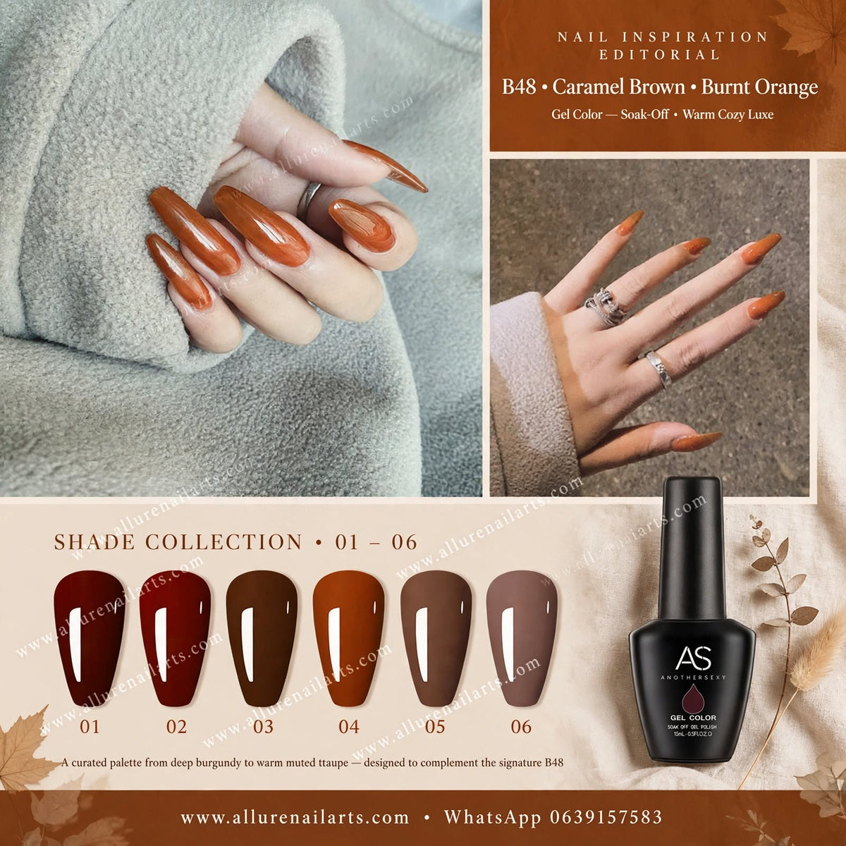 AS Gel Polish B48 Series 6pcs set